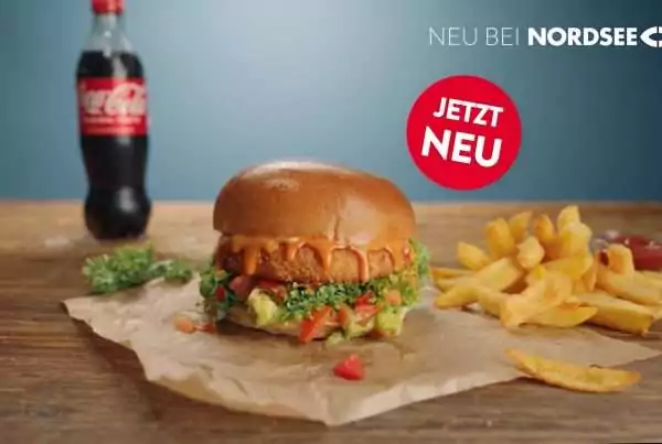 Nordsee TV-Spot Lachsburger Deluxe